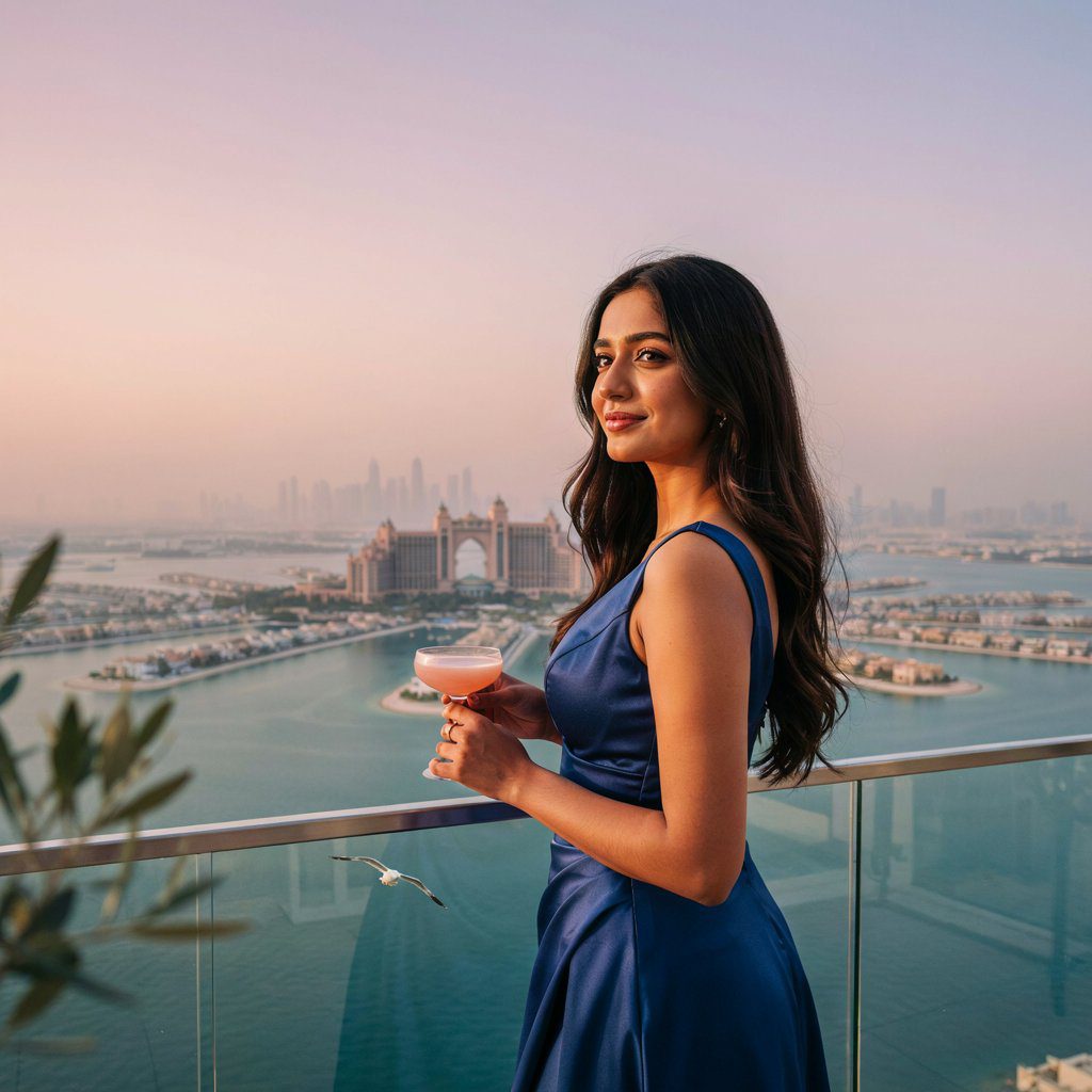 Priya - Indian Escort in Palm Jumeirah priya indian escort in palm jumeirah balcony view
