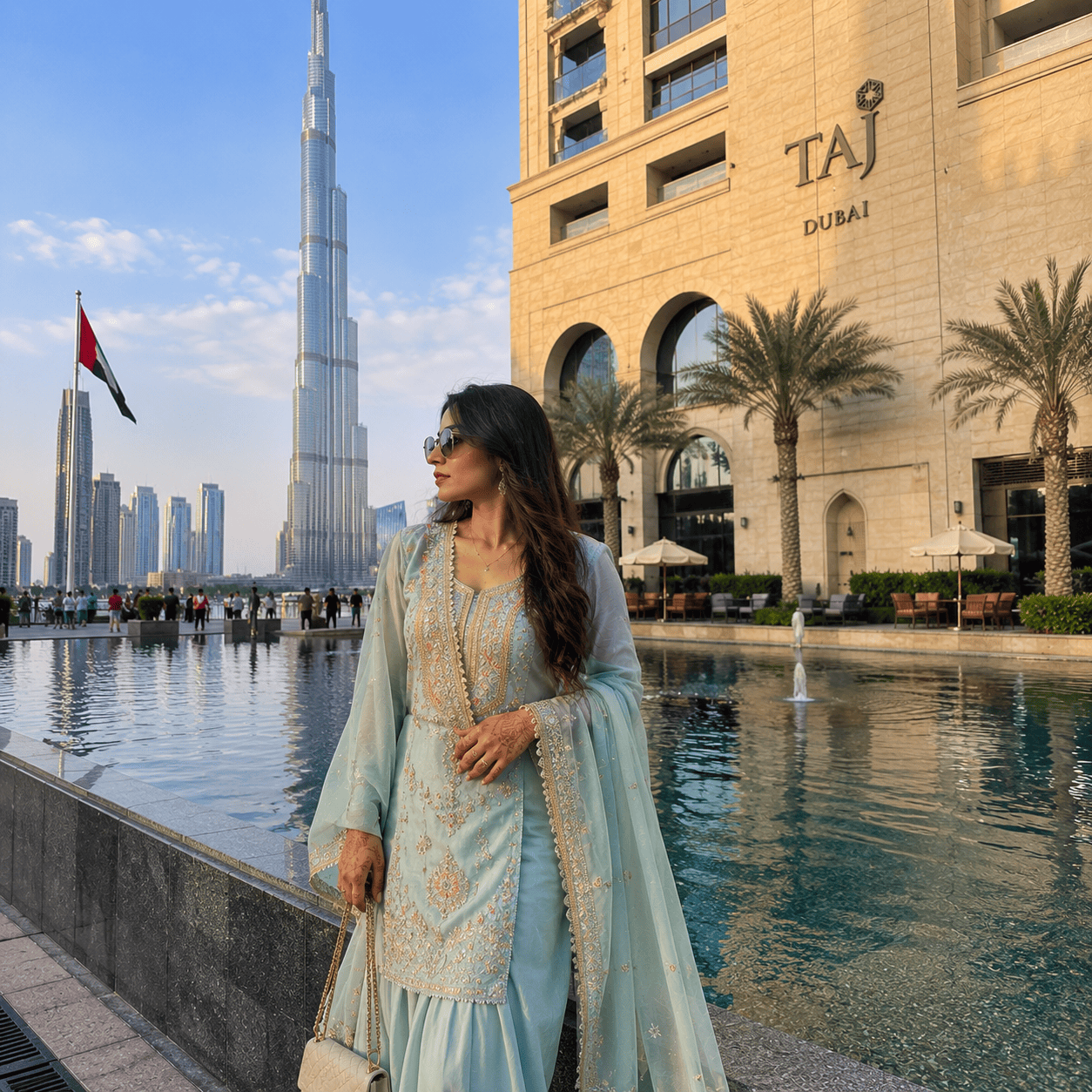 dubai escorts luxury Taj hotel host
